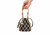 Judith Leiber Couture Sparkle Net Pouch in Gold Black