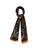 ETRO Orefeo Animal Print Wool Cashmere Scarf in Navy Blue