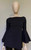 Chiara Boni La Petite Robe Natty Bicolor Top in Black/White, Size 42