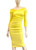 Chiara Boni La Petite Robe Suzie Dress in Lemon, Size 42