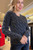 Iris Von Arnim Cable Knit Cashmere V-Neck Sweater in Black, Size Small Iris Von Arnim Cable Knit Cashmere V-Neck Sweater in Black, Size Small