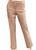 Chiara Boni La Petite Robe Nuccia Crop SJE Print Pants in Chevron Duna, Size 44