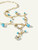 Tamara Comolli 18K Yellow Gold Mikado Sleeping Beauty Turquoise and Diamond Pave Necklace, 22"