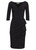 Chiara Boni La Petite Robe Florien Dress in Black, Size 44/46
