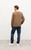Iris Von Arnim Men's Handknit Barlow Sweater in Toffee, Size Large/X-Large Iris Von Arnim Men's Handknit Barlow Sweater in Toffee, Size Large/X-Large