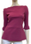 Chiara Boni La Petite Robe Edelmira Top in Beetroot, Size 40