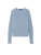 Iris Von Arnim Esmeralda Slim Fitted Cashmere Sweater in Fog, Size Medium
