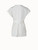 Akris Cotton Silk Poplin Cap Sleeve Blouse in Ecru