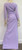 Chiara Boni La Petite Robe Ilenia Twist Front Long Gown in Lilla, Size 40