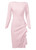 Chiara Boni La Petite Robe Cassandre Dress in Poudre, Size 38