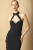 Chiara Boni La Petite Robe Shams Dress in Black, Size 40/44
