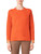 Akris Knit Cashmere Pullover in Poppy Red, Size 10 Akris Knit Cashmere Pullover in Poppy Red, Size 10