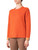 Akris Knit Cashmere Pullover in Poppy Red, Size 10 Akris Knit Cashmere Pullover in Poppy Red, Size 10