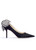 Jimmy Choo Love 85 Suede Pumps with Pearl & Crystal Bow in Black Mix Jimmy Choo Love 85 Suede Pumps with Pearl & Crystal Bow in Black Mix
