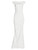 Chiara Boni La Petite Robe Melania Long Gown in White, Size 40