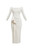 Chiara Boni La Petite Robe Tushana Midi Dress in Winter White, Size 42 Chiara Boni La Petite Robe Tushana Midi Dress in Winter White, Size 42