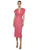 Prabal Gurung Jackie Twist Front Dress in Hot Pink, Size 6