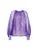 Oscar de la Renta Degrade Lilac Silk Chiffon Blouse in Lilac/Blue, Size 16