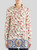 Etro Long Shirt with Berry Print in White