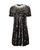 Carolina Herrera Embellished Mini Shift Dress with Pearlescent Detail, Size 8
