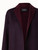 Akris Mae Cashmere Double-Face Coat in Blackberry, Size 14