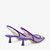 Jimmy Choo Amita 45 Fishnet and Mesh Slingback Pumps in Purple, Size 40 Jimmy Choo Amita 45 Fishnet and Mesh Slingback Pumps in Purple, Size 40