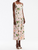 Oscar de la Renta Painted Poppies Crepe Candy Dress in Pink/Soft Pink, Size 10