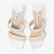 Jimmy Choo Sacoria 85 Satin Wedge Sandals with All-Over Pearls in White