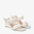 Jimmy Choo Sacoria 85 Satin Wedge Sandals with All-Over Pearls in White