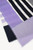 Iris Von Arnim Iris Cashmere Scarf in Lilac/Chrome Print