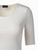 Akris 3/4 Length Sleeve Shirt from Silk Jersey in Off White Akris 3/4 Length Sleeve Shirt from Silk Jersey in Off White