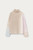 Iris Von Arnim Pastell Rainbow Cashmere-Silk Sweater in Rose/Alabaster, Size Medium/Large