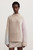 Iris Von Arnim Pastell Rainbow Cashmere-Silk Sweater in Rose/Alabaster, Size Medium/Large