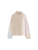 Iris Von Arnim Pastell Rainbow Cashmere-Silk Sweater in Rose/Alabaster, Size Medium/Large
