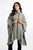 William Sharp Amara Cape in Light Grey