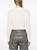 Ermanno Scervino Pure Cashmere Cardigan with Lace Front in White, Size X-Small