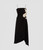 Erdem Asymmetric Draped Wool Midi Dress in Black, Size 2 Erdem Asymmetric Draped Wool Midi Dress in Black, Size 2