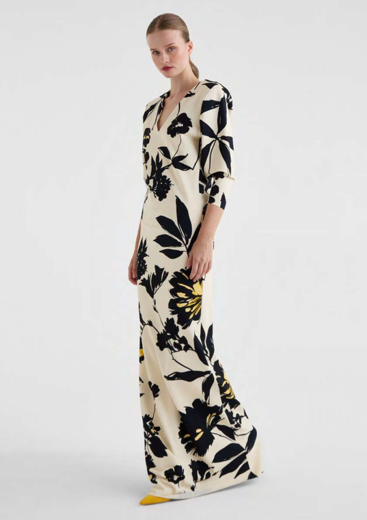 *VIRTUAL TRUNK SHOW* Chiara Boni La Petite Robe Tsuya Print SJE Long Gown
