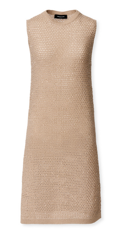 *VIRTUAL TRUNK SHOW* Fabiana Filippi Sequin Diamond Stitch Knit Dress