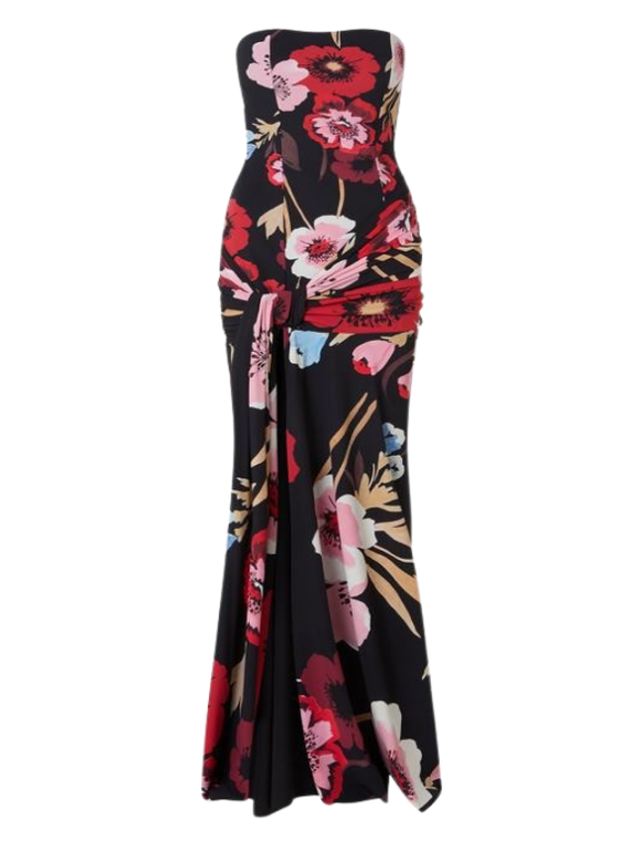 *VIRTUAL TRUNK SHOW* Chiara Boni La Petite Robe Maricel Print Long ZP Gown