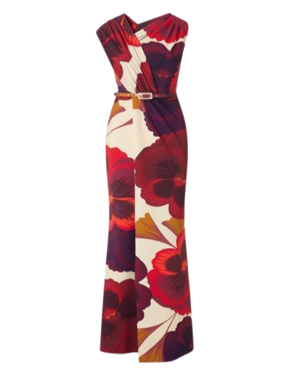 *VIRTUAL TRUNK SHOW* Chiara Boni La Petite Robe Silia Print Long ZP Gown