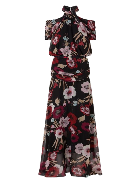 *VIRTUAL TRUNK SHOW* Chiara Boni La Petite Robe Wren Print GG Long ZP Gown