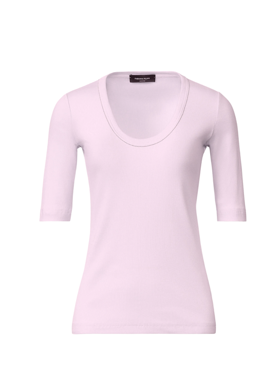 Fabiana Filippi Jersey T-Shirt in Lilac Pink