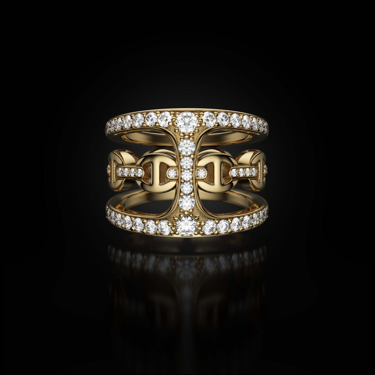 *RESERVE TODAY* Hoorsenbuhs 18K Gold Phantom Clique with Diamonds