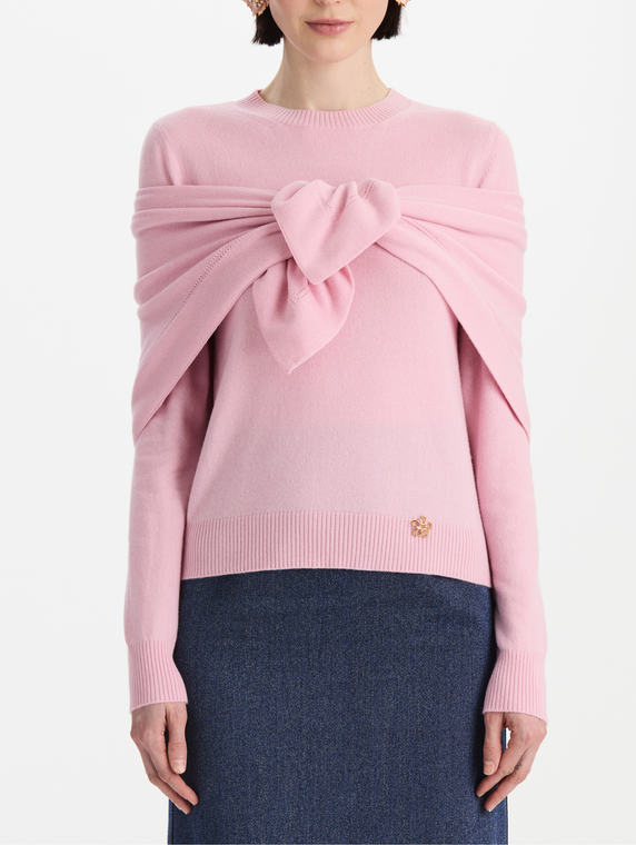*VIRTUAL TRUNK SHOW* Oscar de la Renta Scarf Combo Crewneck Pullover