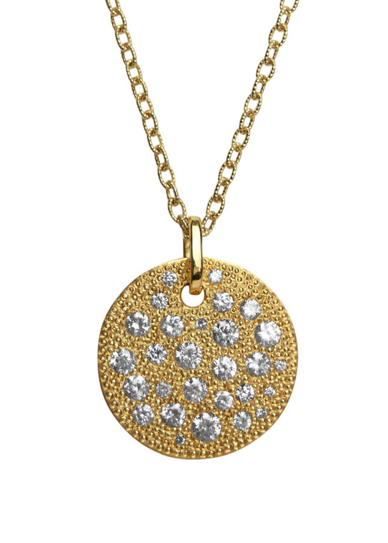 .925SUNEERA 14K Yellow Gold Carmen Pendant