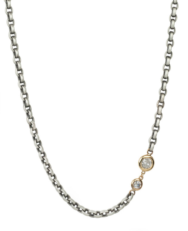 .925SUNEERA Sterling Silver Jessica Chain, 24"