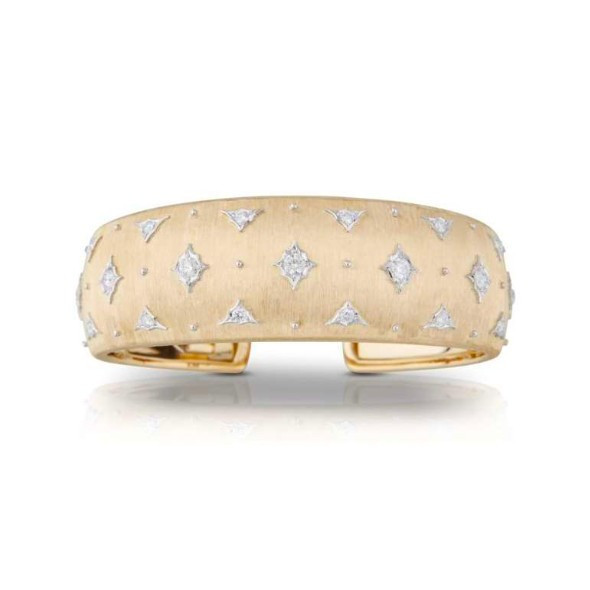 Buccellati Bracelet Cuff 2.0 with Diamonds, Size 17