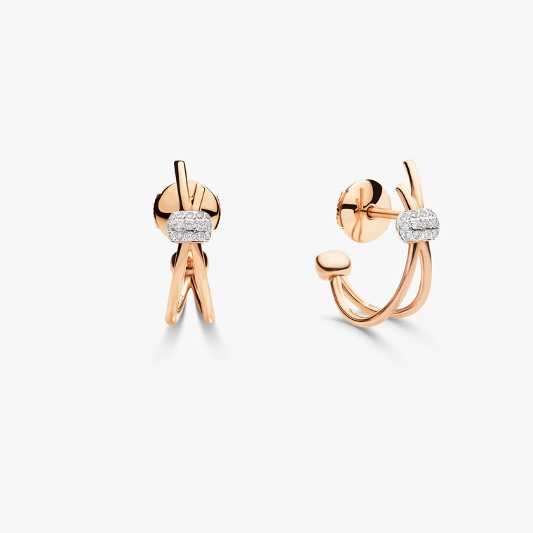 Pomellato Together 18K Rose Gold Earrings