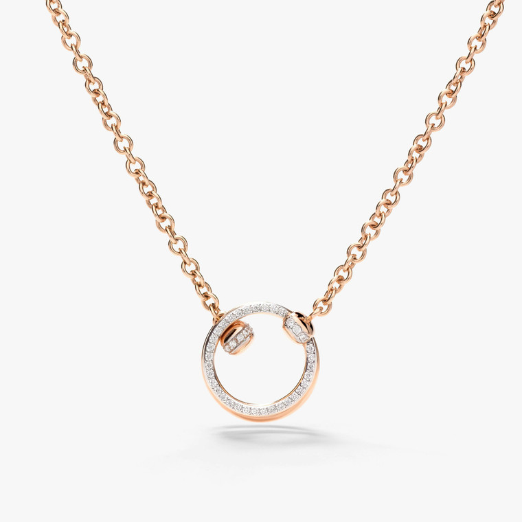 Pomellato Together 18K Rose Gold Necklace with Pendant, 44cm